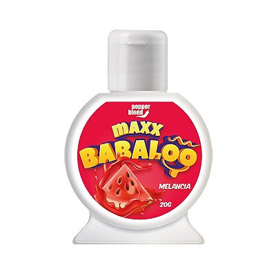 Gel Comestível Para Oral Sabor Melancia Maxx Babaloo Pepper Blend