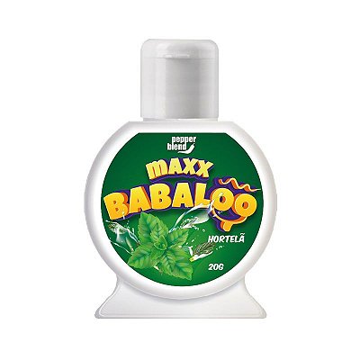Gel Comestível Para Oral Sabor Hortelã Maxx Babaloo Pepper Blend