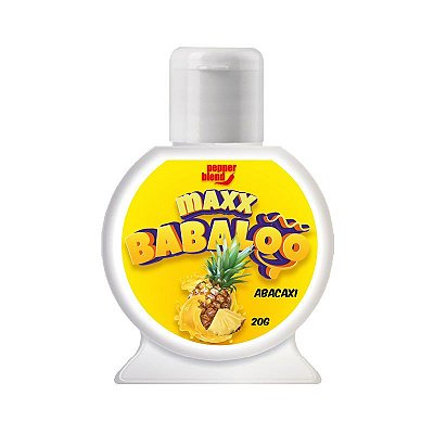 Gel Comestível Para Oral Sabor Abacaxi Maxx Babaloo Pepper Blend