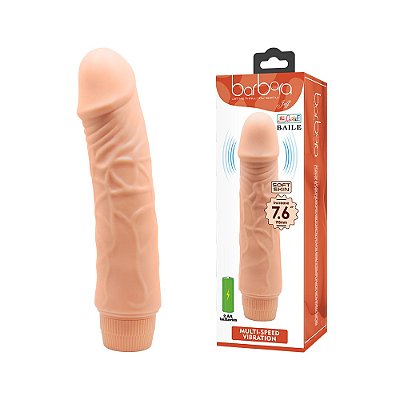 Prótese Realística com Vibração Multivelocidade Jeff À Pilha