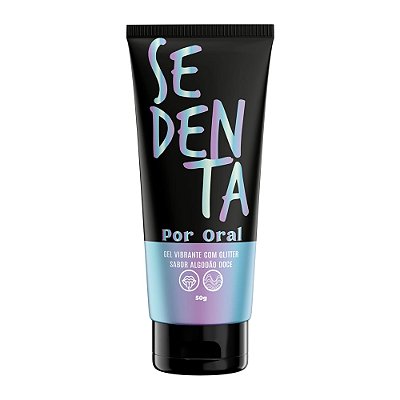 Gel Vibrante Com Glitter Sabor Algodão Doce Sedenta Por Oral 50g