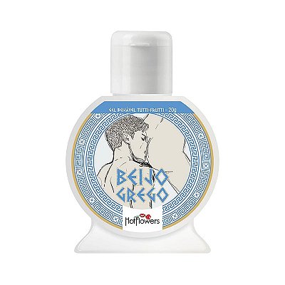 Gel Beijável Beijo Grego Sabor Tutti-Frutti Hot Flowers