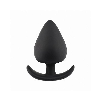Plug Anal Em Silicone Com Base de Segurança