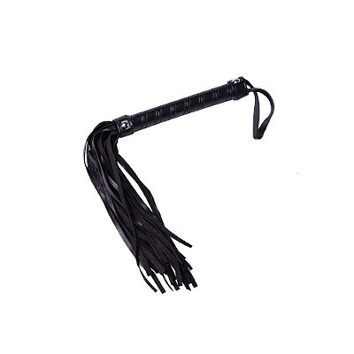 Chicote de Luxo 40 Tiras Em Couro PU
