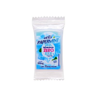Lâminas Refrescantes Papermint Zero Açúcar Sabor Hortelã