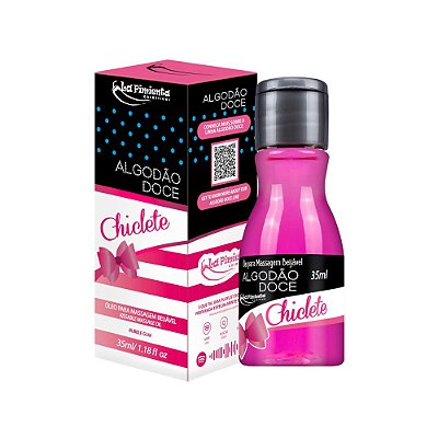 Gel Beijável Para Massagem e Oral Sabor Algodão Doce de Chiclete La Pimienta