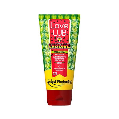 Lubrificante Comestível Lapilove Sabor Melancia La Pimienta 60g