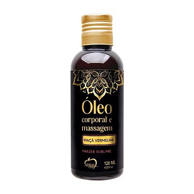 Óleo Corporal e Massagem Maçã Vermelha Sensual Love 120ml