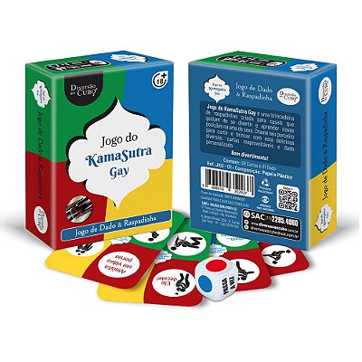 Jogo Raspadinha Com Dado KamaSutra Gay Diversão Ao Cubo