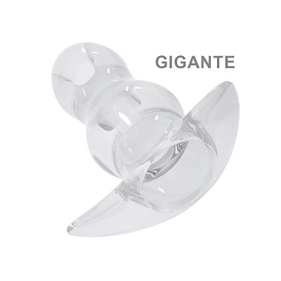 Plug Anal Gigante Vazado Escalonado Macio