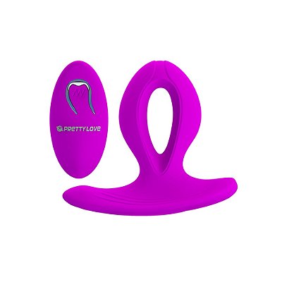 Plug Anal Vibratório Sem Fio Recarregável Majestic Plus