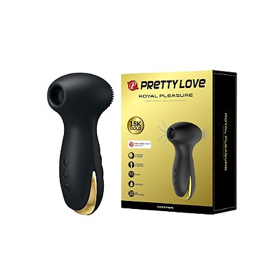 Vibrador de Luxo Banhado a Ouro 18k Pulsa e Vibra Hammer Pretty Love