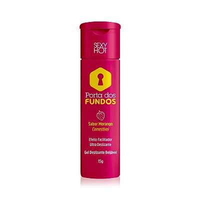 Gel Dessensibilizante Anal Porta dos Fundos Morango 15g
