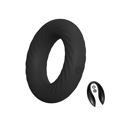 Anel Peniano Vibratório Em Silicone Com Controle Remoto Sem Fio