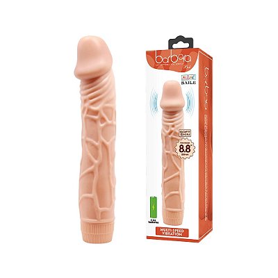 Prótese Realística Grande Com Vibro Glande Definida Bob