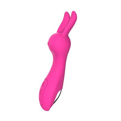 Vibrador Coelhinho 10 Modos de Vibração Recarregável
