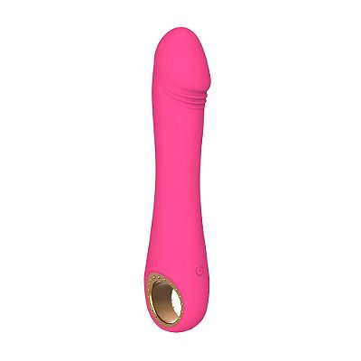 Vibrador Ponto G em Silicone com 9 Modos de Vibração Recarregável