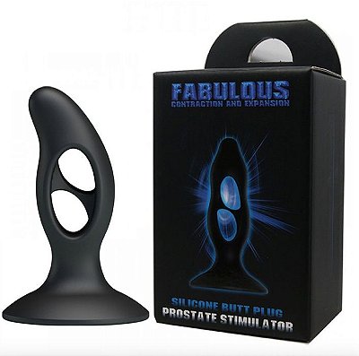 Plug Anal Fabulous Estimulador de Próstata Curvado em Silicone