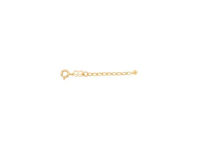 EXTENSOR FOLHEADO A OURO FORMADO POR FIO 0,50 LAMINADO. MED 5CM ROMMANEL 531949