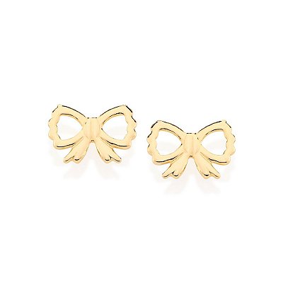 BRINCO FOLHEADO A OURO LAÇO VAZADO. MED 0,8MM ROMMANEL 525062
