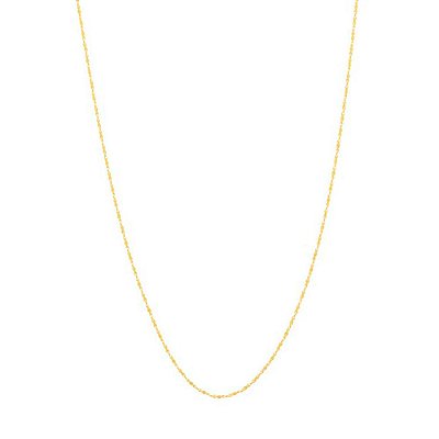 CORRENTE FINA FOLHEADO A OURO. MED 50CM ROMMANEL 530412