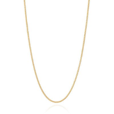 CORDÃO MASCULINO FOLHEADO A OURO FIO DIAMANTADO. MED 60CM ROMMANEL 532327