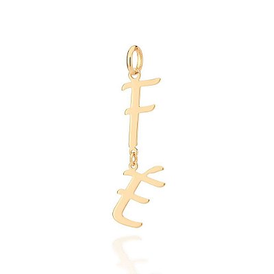 PINGENTE FOLHEADO A OURO FÉ. MED 4,3CM ROMMANEL 542633
