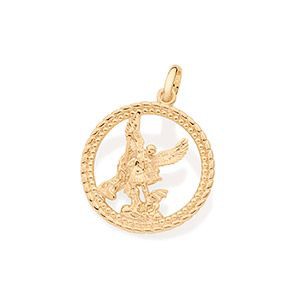 PINGENTE MEDALHA FOLHEADO A OURO SÃO MIGUEL ARCANJO. MED 3CM ROMMANEL 542667