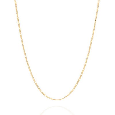 CORDÃO MASCULINO FOLHEADO A OURO ELO LAMINADO. MED 60CM ROMMANEL 532412
