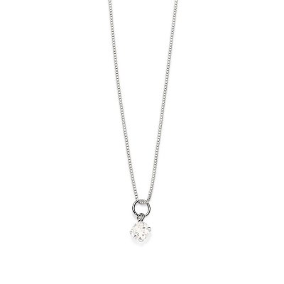GARGANTILHA PRATA 925 PONTO DE LUZ COM ZIRCÔNIA 45CM ROMMANEL 830045
