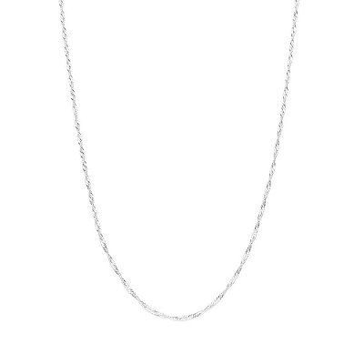 CORRENTE PRATA 925 FIO SINGAPURA 50CM ROMMANEL 830047
