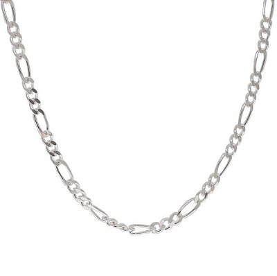 CORDÃO MASCULINO PRATA 925 ELO GROUMET 3X1 60CM ROMMANEL 830072