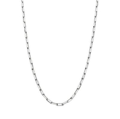 CORRENTE PRATA 925 ELO CADEADO 60CM ROMMANEL 830062