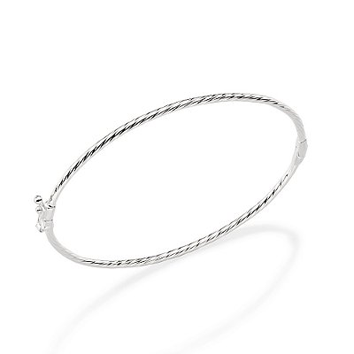 BRACELETE PRATA 925 ARO TORCIDO 7CM DE DIÂMETRO ROMMANEL 850048
