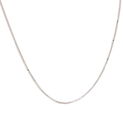 CORRENTE PRATA 925 FIO VENEZIANA 42CM ROMMANEL 830090