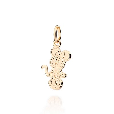 PINGENTE MINNIE SKETCH FOLHEADO A OURO. MED 2,20CM ROMMANEL 542746