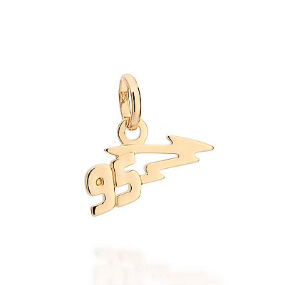 PINGENTE FOLHEADO A OURO RELÂMPAGO 95. MED 1,5CM ROMMANEL 542820