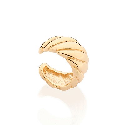 PIERCING DE PRESSÃO ABAULADO FOLHEADO A OURO. MED 1,2CM ROMMANEL 527322