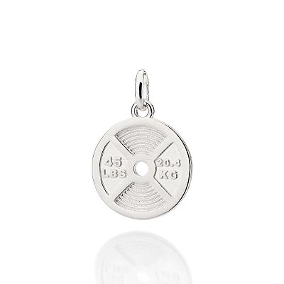 PINGENTE MASCULINO PRATA 925 ANILHA DE ACADEMIA. MED 2,7CM ROMMANEL 840132