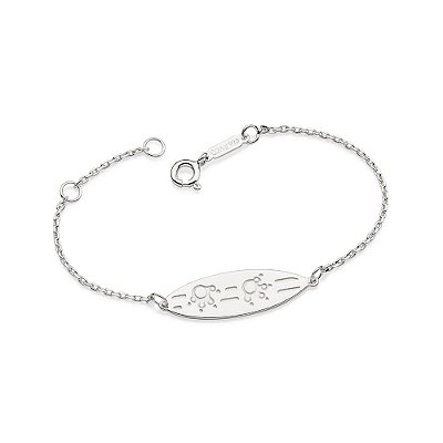 PULSEIRA PRATA 925 PRANCHA DE SURF. MED 16CM ROMMANEL 850076