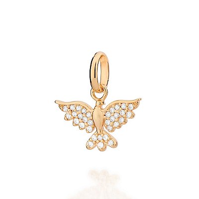 PINGENTE FOLHEADO A OURO ESPÍRITO SANTO. MED 1,5CM ROMMANEL 542836