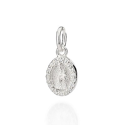 PINGENTE PRATA 925 NOSSA SENHORA DO CARMO. MED 1,8CM ROMMANEL 840072