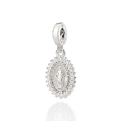 BERLOQUE PRATA 925 NOSSA SENHORA DAS GRAÇAS. MED 2,6CM ROMMANEL 840155