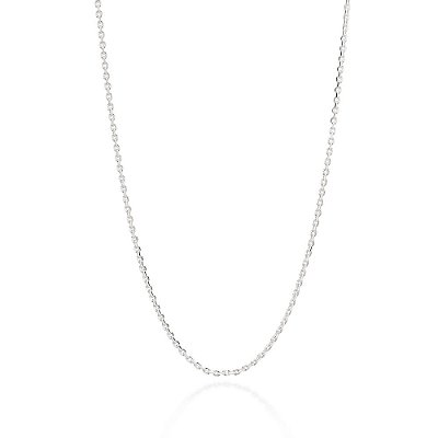 GARGANTILHA PRATA 925 ELO CADEADO MED 42CM ROMMANEL 830110