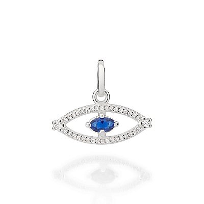 PINGENTE PRATA 925 OLHO GREGO COM ZIRCÔNIAS. MED 1,9CM ROMMANEL 840144