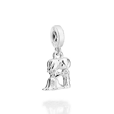 BERLOQUE PRATA 925 NOIVOS COM ZIRCÔNIAS. MED 2,1CM ROMMANEL 840194