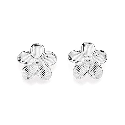 BRINCO PRATA 925 FLOR ABAULADA. MED 1,0CM ROMMANEL 820232