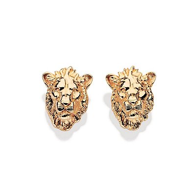 BRINCO MUFASA 3D FOLHEADO A OURO. MED 1,50CM ROMMANEL 527446