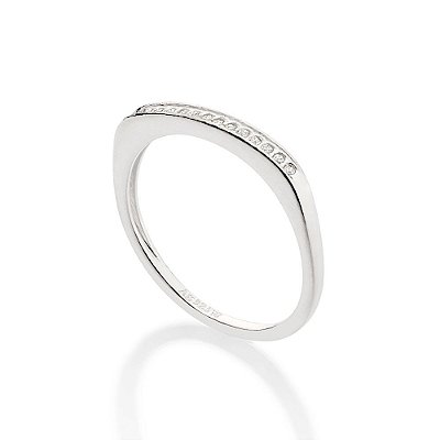 ANEL SKINNY PRATA 925 COM ZIRCÔNIAS ROMMANEL 810323