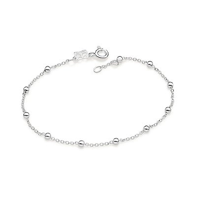 PULSEIRA BOLAS PRATA 925. MED 18/19CM ROMMANEL 850080